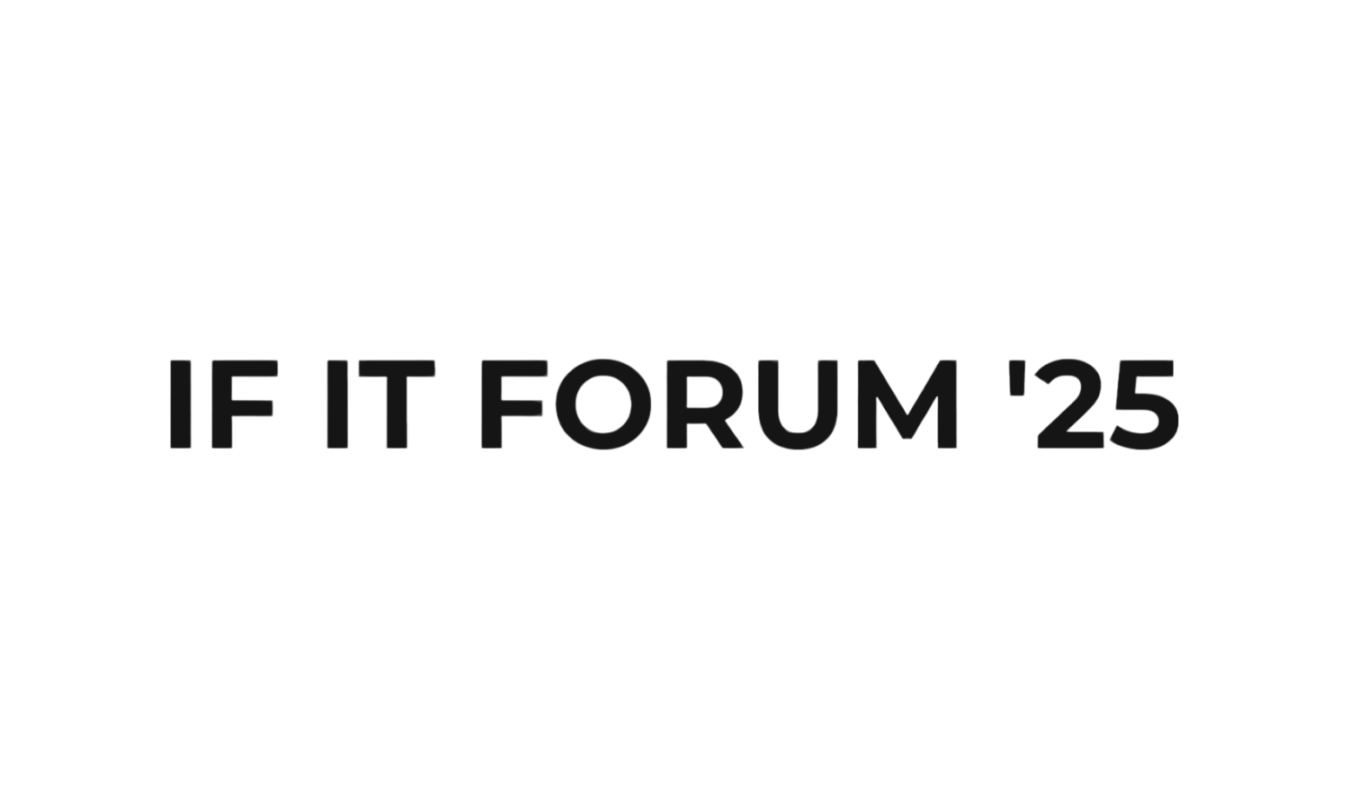IF IT Forum '25